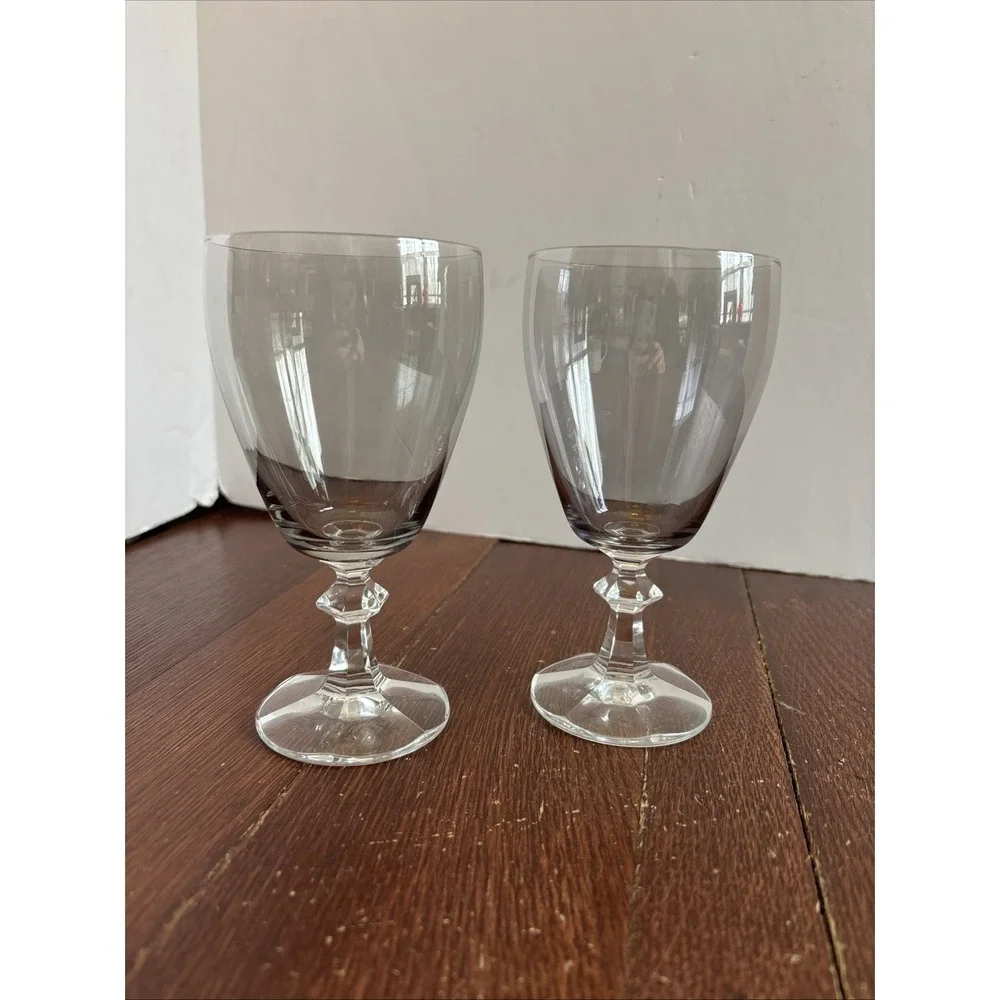 Schott-Zwiesel CONTOUR Smoke Low Water Goblets Glasses Set Of 2 Made in Germany